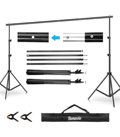 Support Fond Photo 2m 3 m Bonvvie Kit de Systeme de Support c