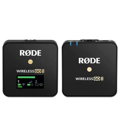 RODE Wireless GO II Single Systeme de microphones sans fil ultra compact a deux canaux avec microphones integres