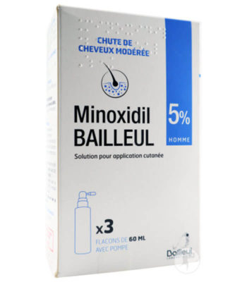 bailleul minoxidil 5 solution pour application cutanee hommes flacons 3x60ml 3 Lynia benin 1
